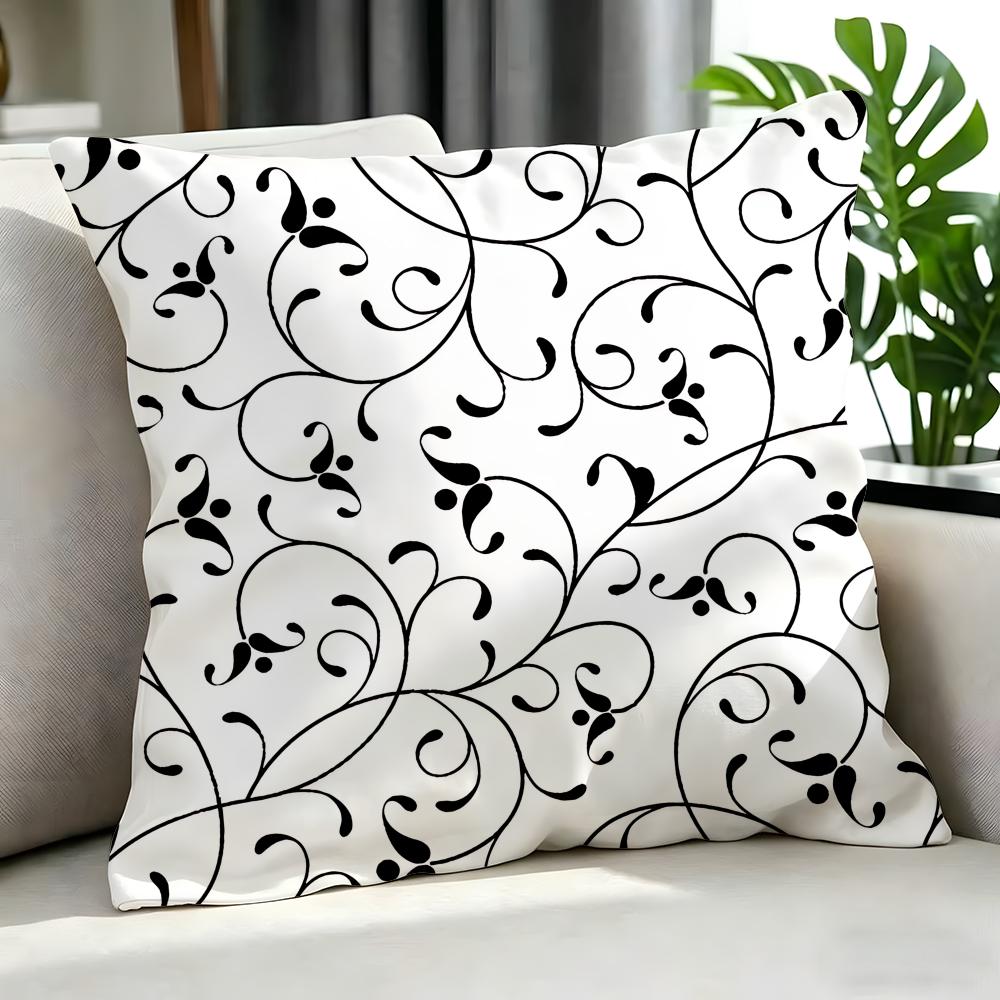 Pattern Scroll Pattern Cushion Cover Cushion Cover Set Pcs X X X Pillowcase Decorative Sofa Home Decor