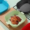 Square Air Fryer Liner Non-Stick Silicone Basket Reusable Air Fryer Accessories Silicone Material 4 Colors for Air Fryer