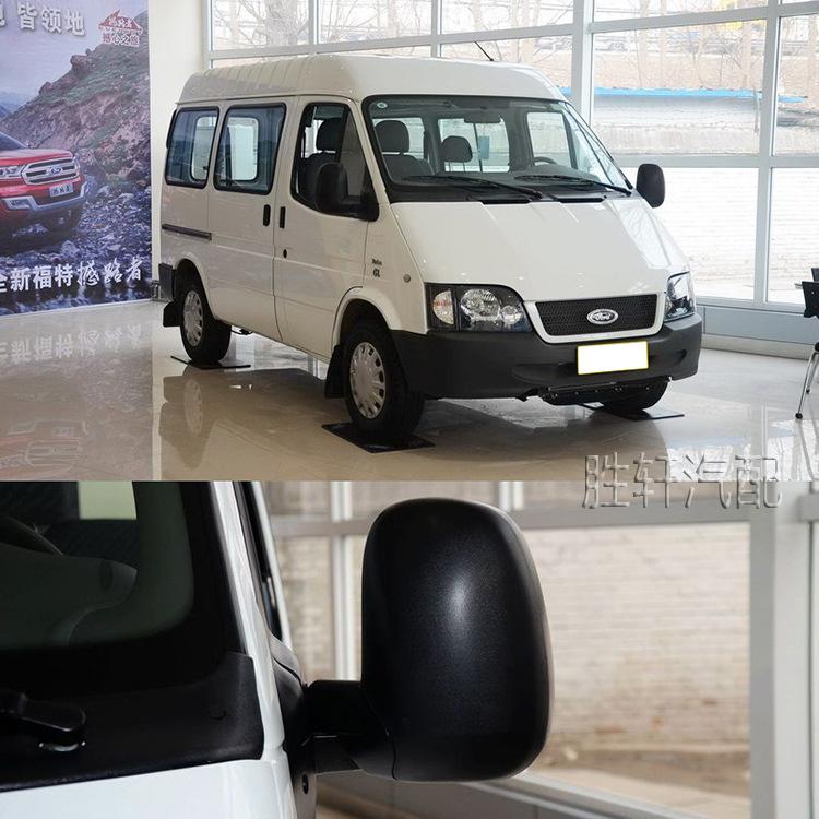 Side Wing Mirror Cover Cap For Ford Transit MK5 1995 1996 1997 1998 1999 2000 Replace Door Rearview Housing Matte Black