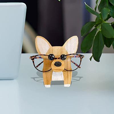 Glasses Stand Practical Good Load-bearing Space-saving Glasses Display Stand Cute Fox Pig Cat Dog Glasses Display Stand Eyeglass Display Rack