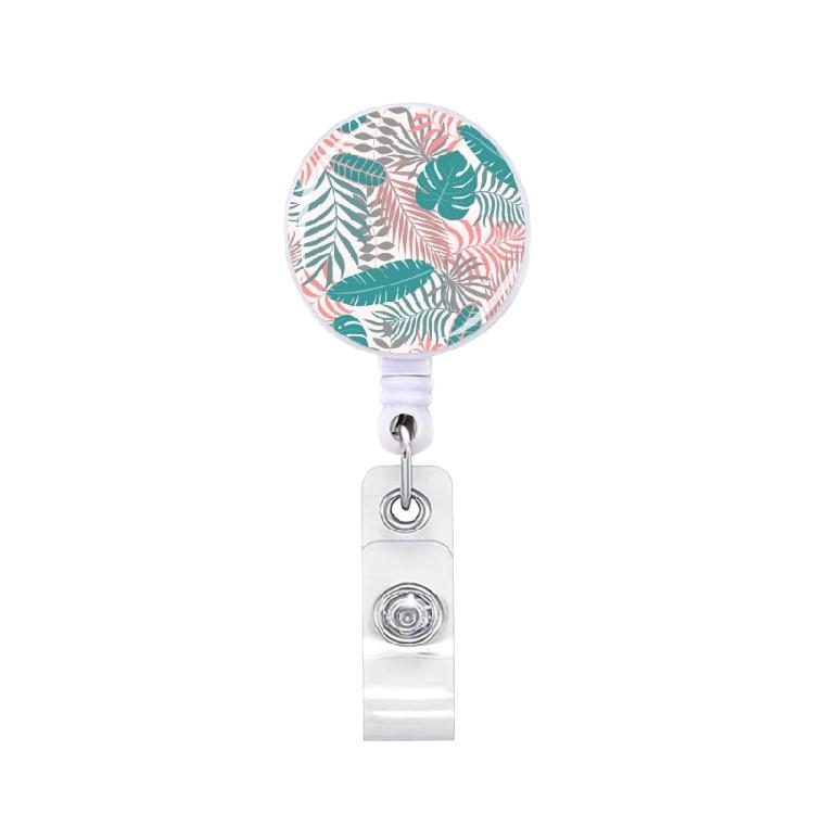 Retractable Badge Holder with Metal Clip Rotating ABS Badge Holder for Student Teacher Doctor Nurse Badge Holder