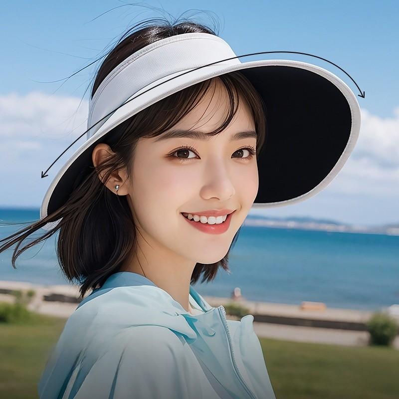 Summer Breathable Sun Hat With Wide Brim For Outdoor Uv Protection