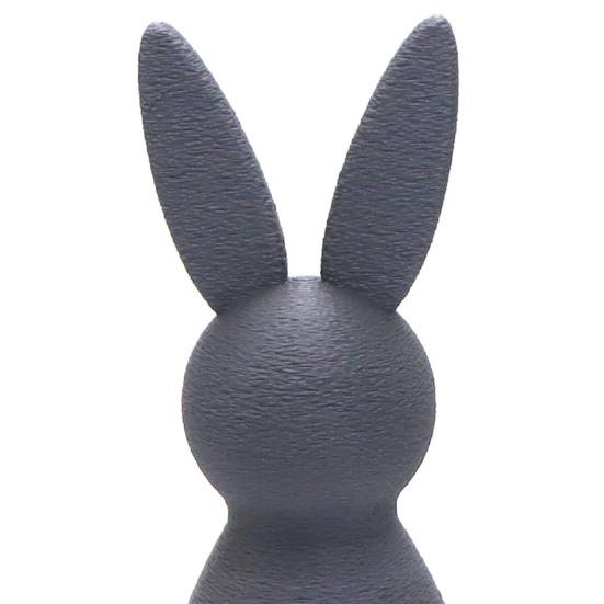3D-gedruckte Hasenfigur Herz-Hase Statue Osterfeiertag Party Heim Büro Schreibtisch Tier Dekoration Schmuck