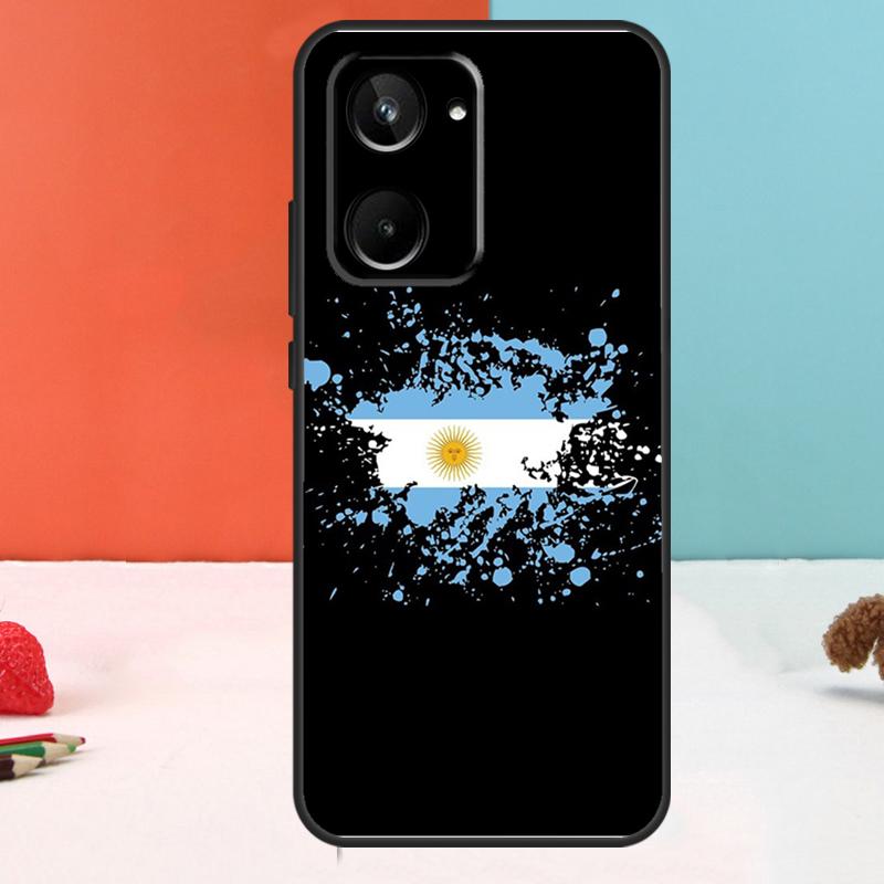 Argentina Flag For Realme GT7 Pro GT6 10 11 12 13 14 15 Pro Plus C55 C67 C63 C61 C53 C31 C71 C75 C65 Case