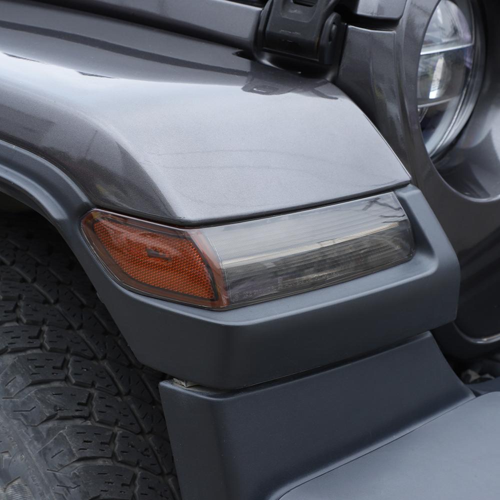 Decorare lămpi pentru sprâncene pentru roată Autocolant pentru capacul luminii ABS pentru Jeep Wrangler JL pentru JT Gladiator 2018 în sus Accesorii exterioare