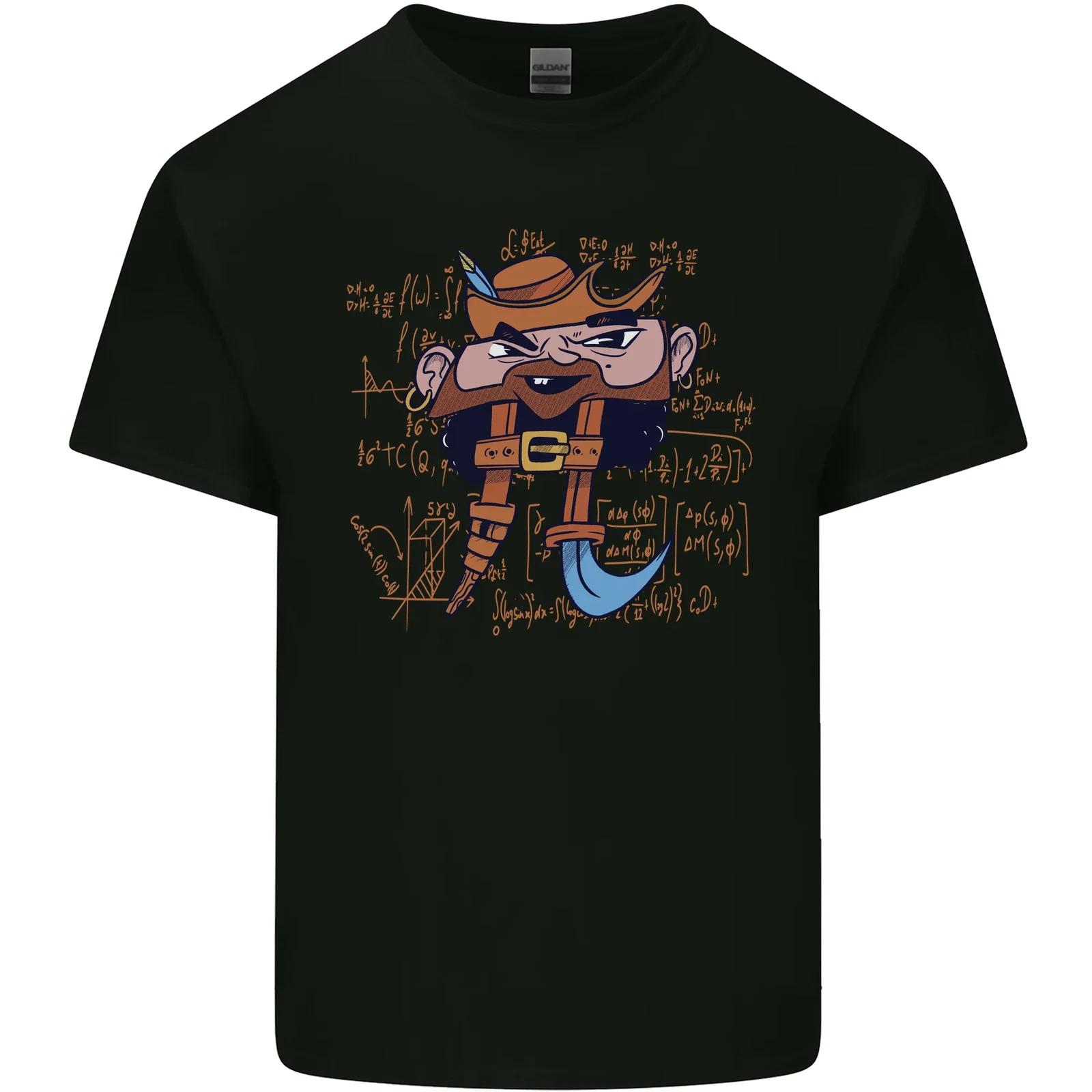 Pi Pirate Funny Maths Equation Geek Nerd Kids T-Shirt Childrens L