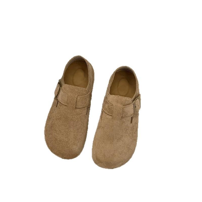 All-inclusive Birkenstock women's shoes retro Birkenstock one-pedal shoes fashion super soft versatile single shoes casual shoes