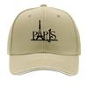 Paris Eiffel Tower Print Adjustable Snapback Hat Casual Outdoor Cap Sandwich Baseball Cap