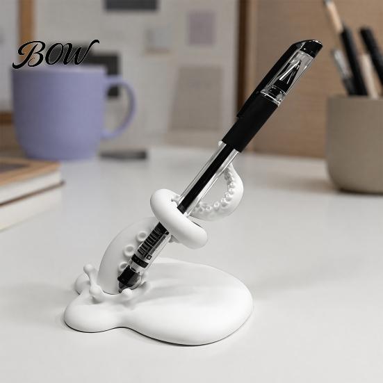 Octopus Pen Holder Tentacles Holder, 3D Printed Creative Stationery Organizer, Desk Organizer for Office Decorative Desktop Storage Stand, Pens