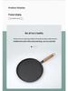 Sartén Antiadherente de Hierro Fundido sin Recubrimiento de 26 cm para Tortitas, Crepes y Pizza