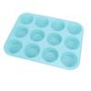 12 Cups Silicone Muffin Mold Nonstick Flexible Cupcake Liners Reusable Cake Mold for Baking