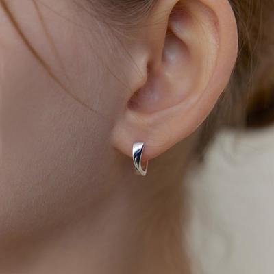 Lewe Edge wave one touch Ohrring (S / M)