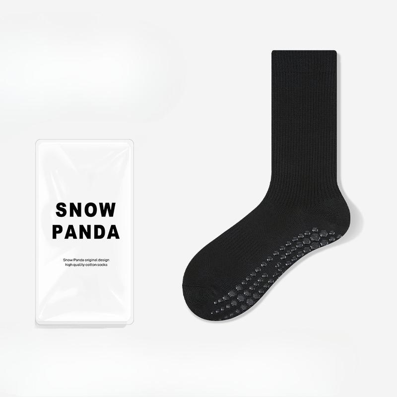 Children's Socks - Spring/Summer Sports and Fitness Socks, Anti-slip Socks, Running Socks, Solid-colored Long-tube Compression Socks