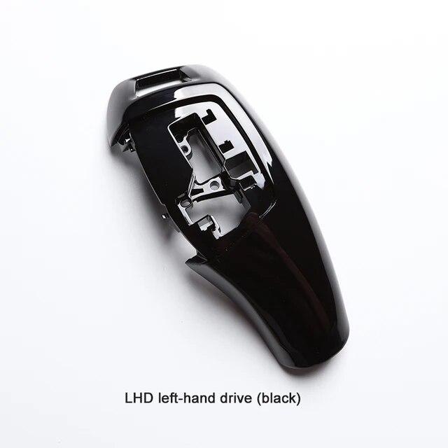 Auto LHD RHD Gear Shift Cover For BMW F10 F30 Head Knob Shifter Lever Interior Accessories Genuine Carbon Fiber 6 Colors