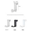 Stainless Steel Load-Bearing Z-Shaped Hook for Door, Cabinet, or Office Use