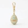 Egg Shaped Enamel Egg Pendant Copper Material Vintage Egg Necklace Zodiac Locket Necklace  Women