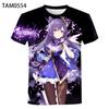 Summer Game Genshin Impact 3d Printed Children's T-shirt Fashion Casual Hip-hop Harajuku Kids Short Slee T Shirt O Neck Tops