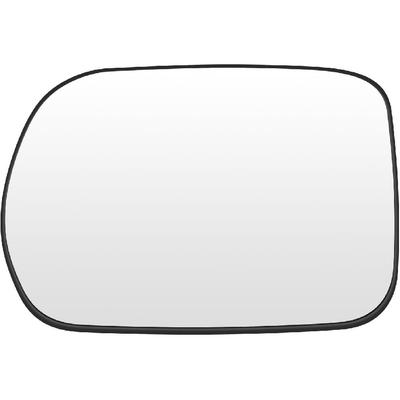 SCITOO Side View Mirror Glass Driver Left Side Fit For 2003-2008 For HONDA PILOT W/O HEATED Chrome Flat Replacement Exterior Mirror Glass