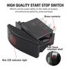 GZYF 5 pin 308-1038 Onan Cummins 308-1038 RV Generator Rocker ABS Start Stop Switch Button Red Lens for RV Toggle Switches for Cars Trucks Boats Auto