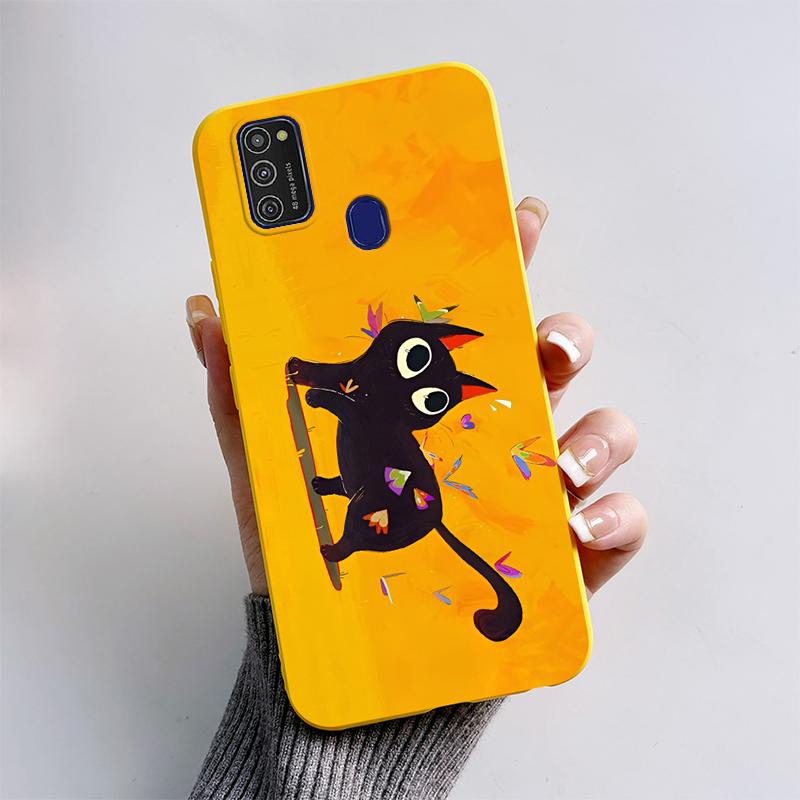 For Samsung Galaxy M21 M30S M31 M31s Case Soft Silicone Phone Back Cover For Samsung M31 M31S M30s M21 M 30 S Case Cartoon Funda