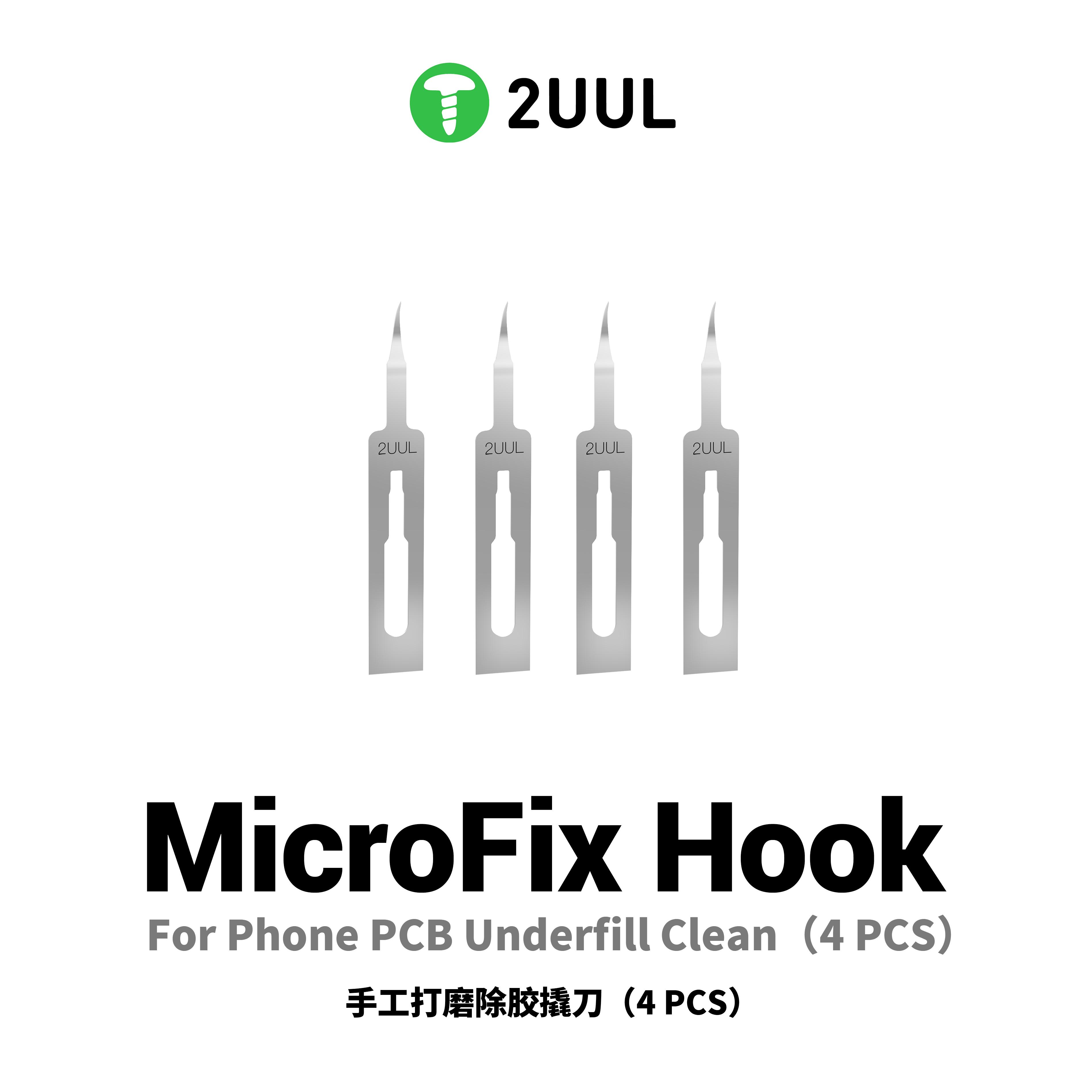 2UUL manual sanding and glue removal pry tool for mobile phone repair, prying IC chip removal, motherboard scraping blade