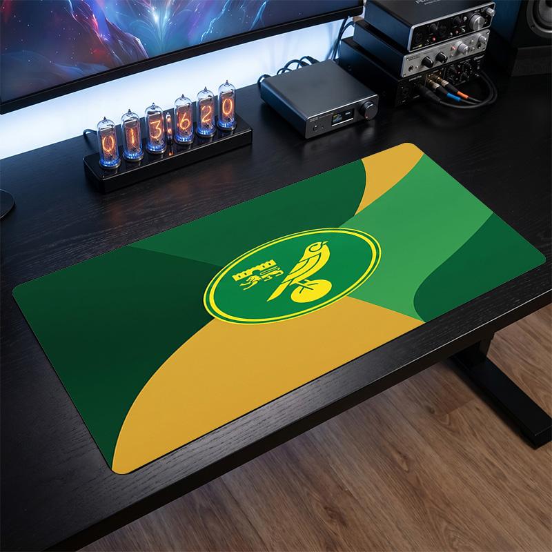Norwich City Football Print Large Mouse Pad, Anti-Slip Extended Gaming Desk Mat for Office Home