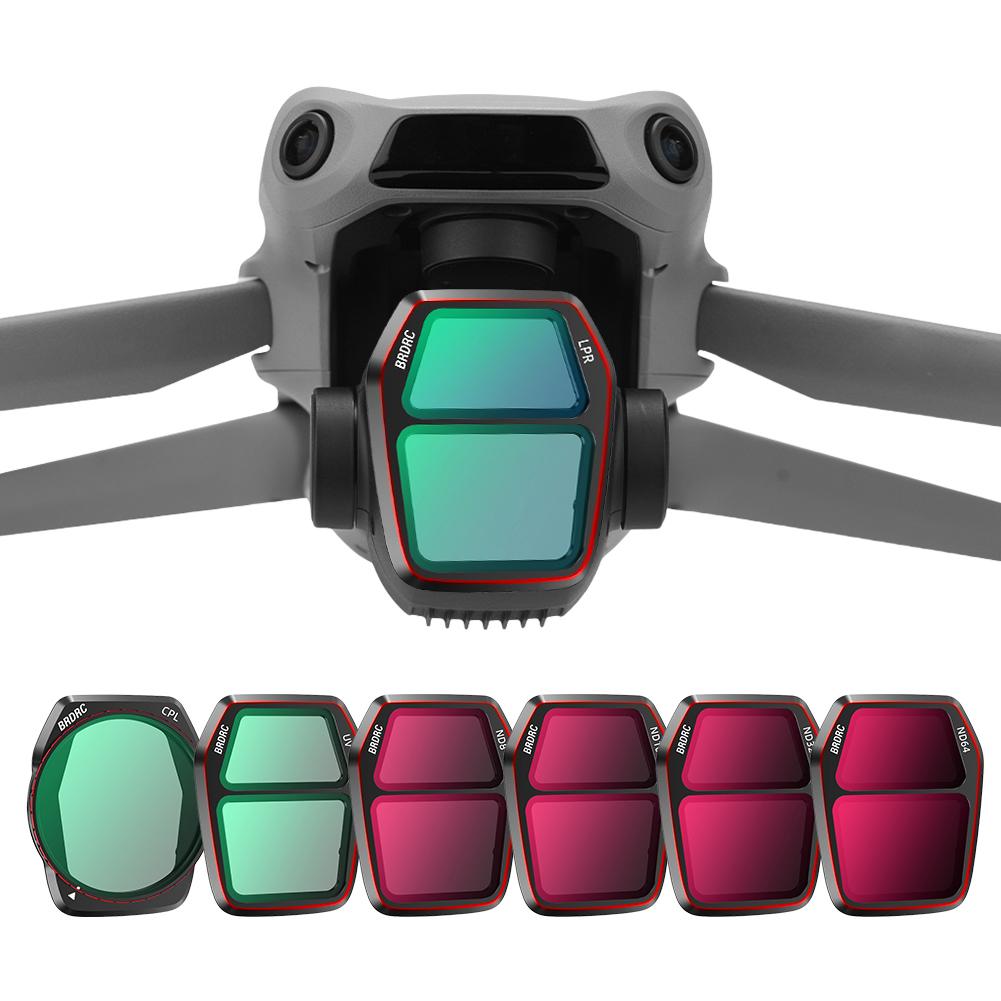 Zestaw filtrów do obiektywu kamery DJI Air 3S CPL/UV/ND8/ND16/ND32/ND64 Filtr polaryzacyjny Neutralny filtr gęstości Zestaw