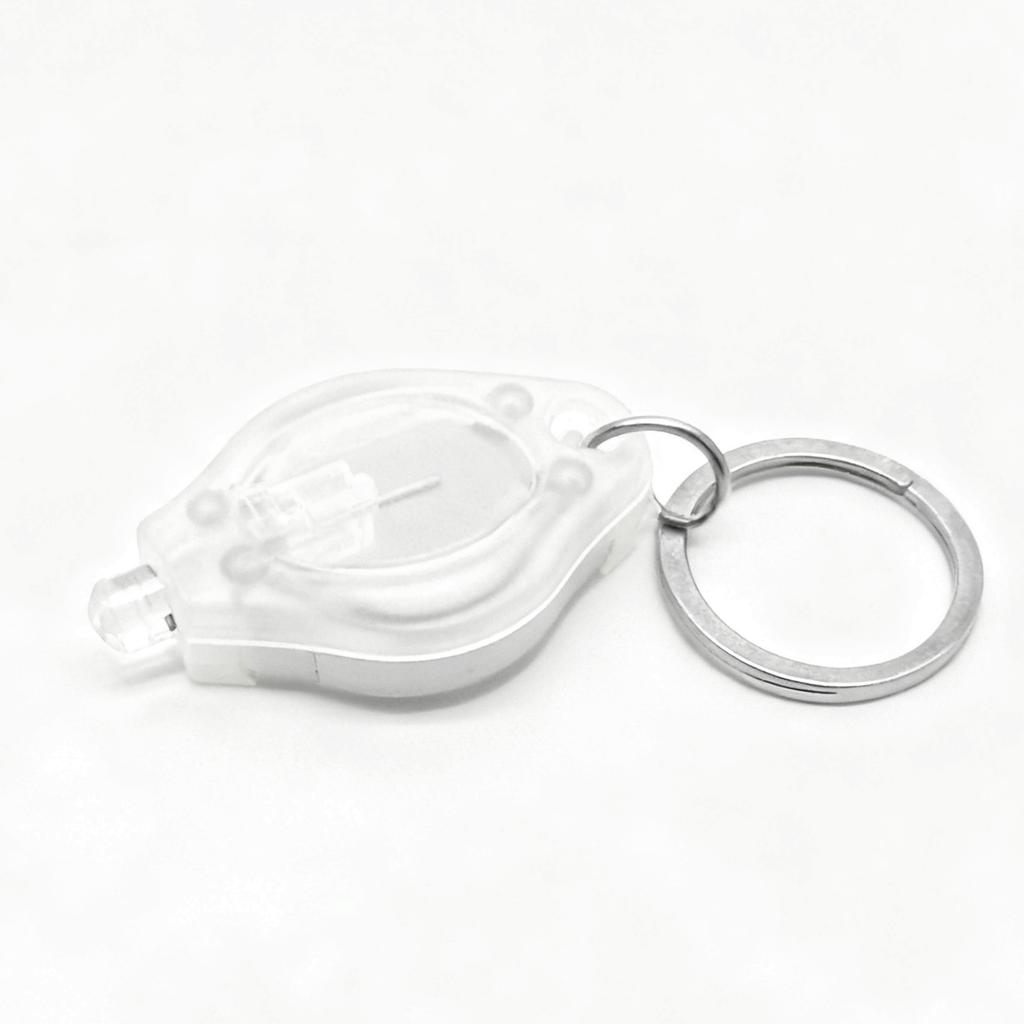 Schlüsselanhänger-Taschenlampe Ultra Mini Schlüsselring-Licht Rautenform für UV-Härtung Lila Licht