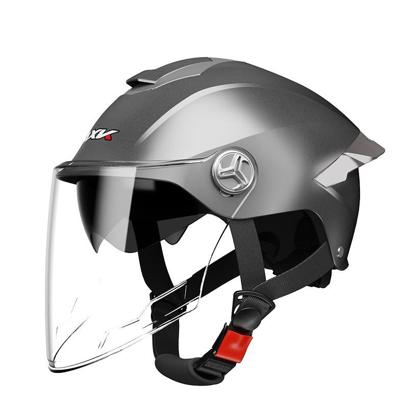 DOT ECE Certified Full Face Motorcycle Helmet Men Women ABS Shell Dual Lens Visor All-Season Use