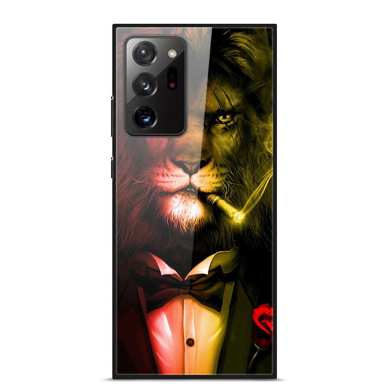 Glass Case For Samsung Galaxy S21 Note 20 Ultra Case Tempered Glass Back Cover For Samsung Note 20 S21 Ultra Case S21 S 21 Case