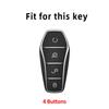 TPU Leather Auto Shell Keyless Car Key Cover Case Holder Protector Accessories for BYD Qin PLUS Song Pro MAX Yuan Han Ev Tang Dm Dolphin E2
