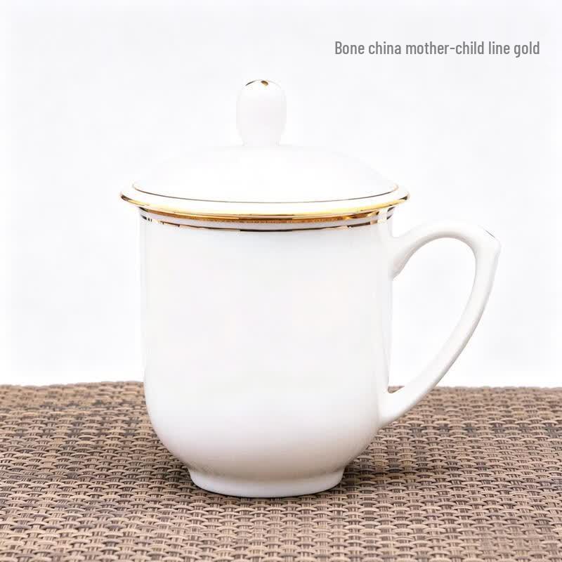 ETUB Bone China Mug with Lid