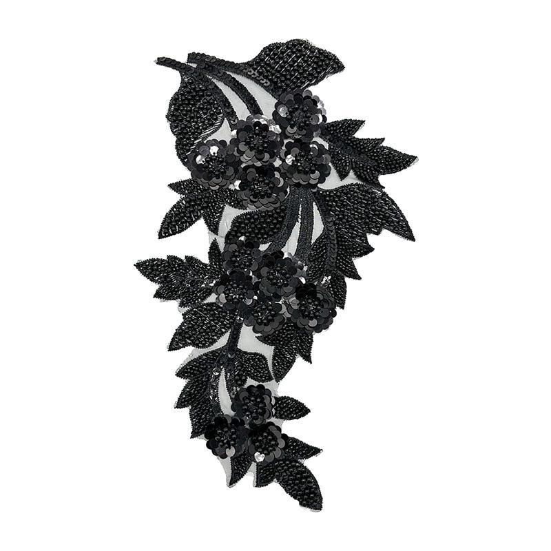 

1 шт. вышитый цветок своими руками платье аксессуары швейное украшение кружево вечеринка несколько вариантов доступны чёрный