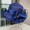 Flower Fascinators Races Hats For Women Elegant Banquet Fascinator Hat Girls Ladies Formal Wedding Dress Fedora Hats