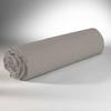 Fitted Sheet - 100% Cotton - 180x200cm - 25cm Pocket - Zinc Color - Softness and Comfort