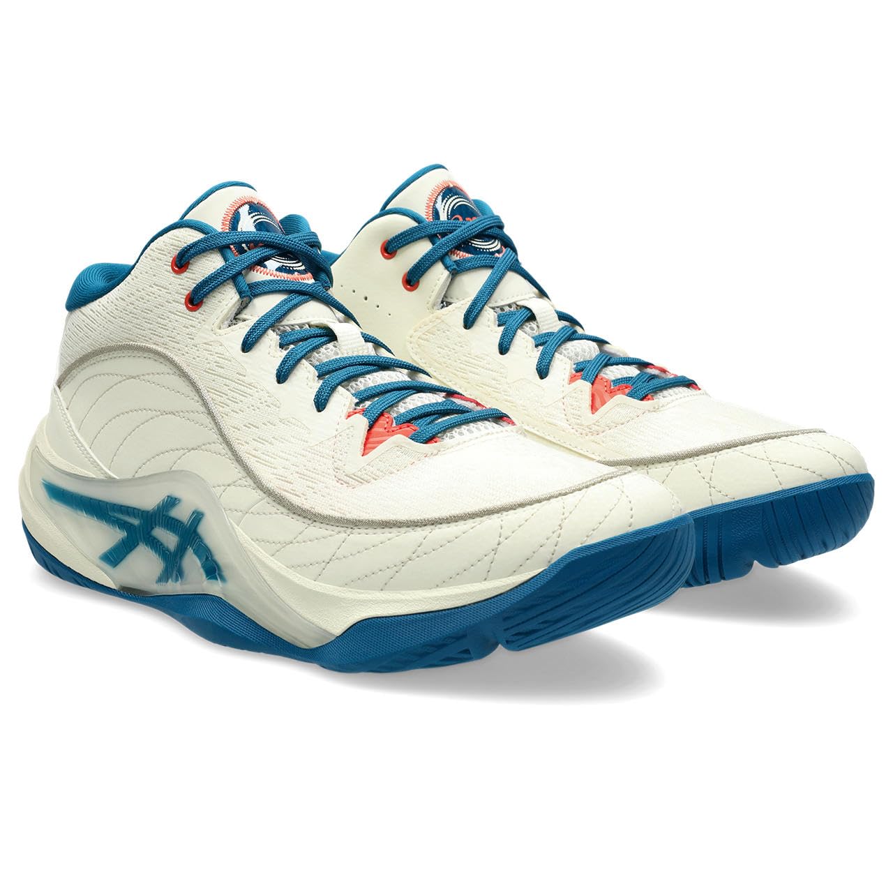 

ASICS UNPRE ARS 3 Basketball Shoes Unisex Size 750 Sea Size 3E 1063A106, Adult, (Ivory/Deep Teal), 27.5 cm,