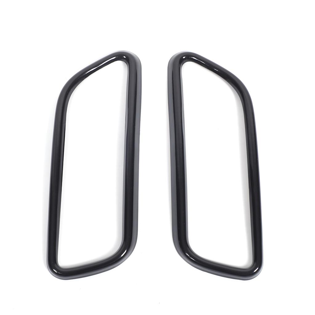 Black Steel Rear Exhaust Muffler Tail Pipe Cover Trim For Volvo S60 2014-19