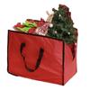 Christmas Tree Storage Bag Generous Capacity Waterproof Dustproof Reinforced Tear-Resistant PE Woven Tree Storage Organizer