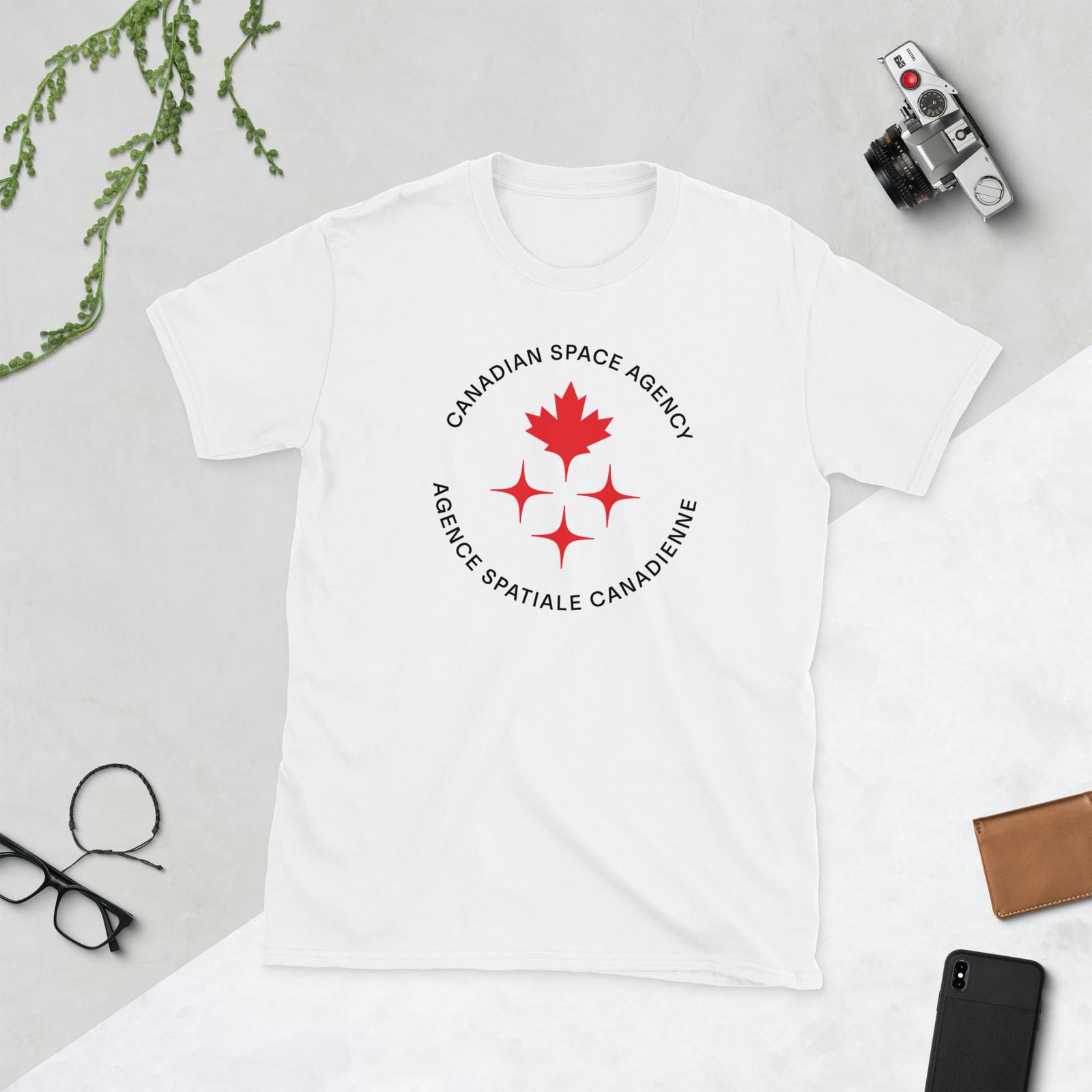 

Canadian Space Agency Agence Spatiale Canadienne Unisex T-Shirt Mens Womens Tees Top S