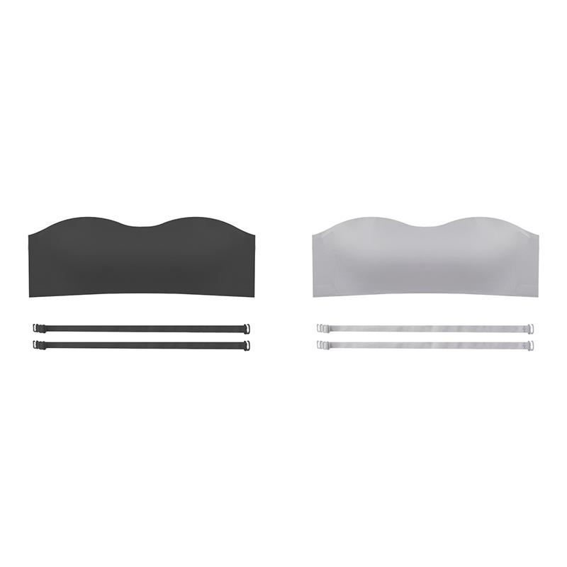 2 Pcs Women Invisible Bra Strapless Bralette 1/2 Cup Women's Underwear Female Seamless Party Wedding Bras Sexy Lingerie New