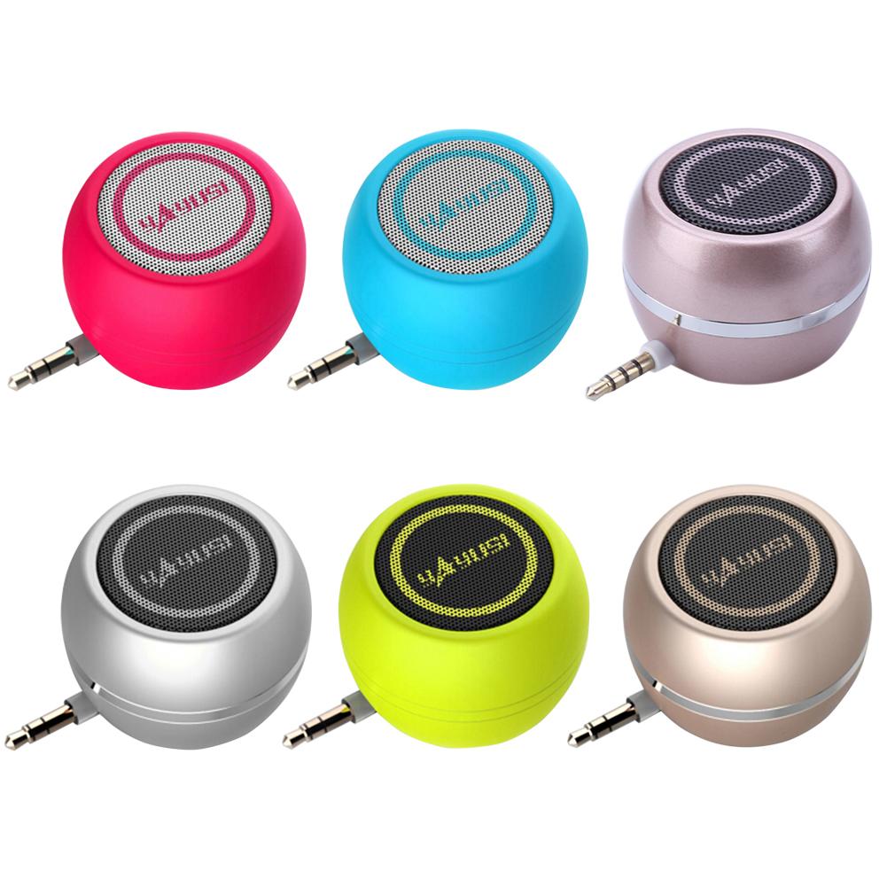 50Hz-18kHz Mini Portable Speaker 3.5mm AUX Jack Stereo Music Audio Player Sound Box for Phone Notebook Laptop Tablet