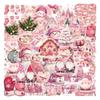50 Sheets Waterproof Transparent PET Watercolor Stickers for DIY Graffiti and Decoration