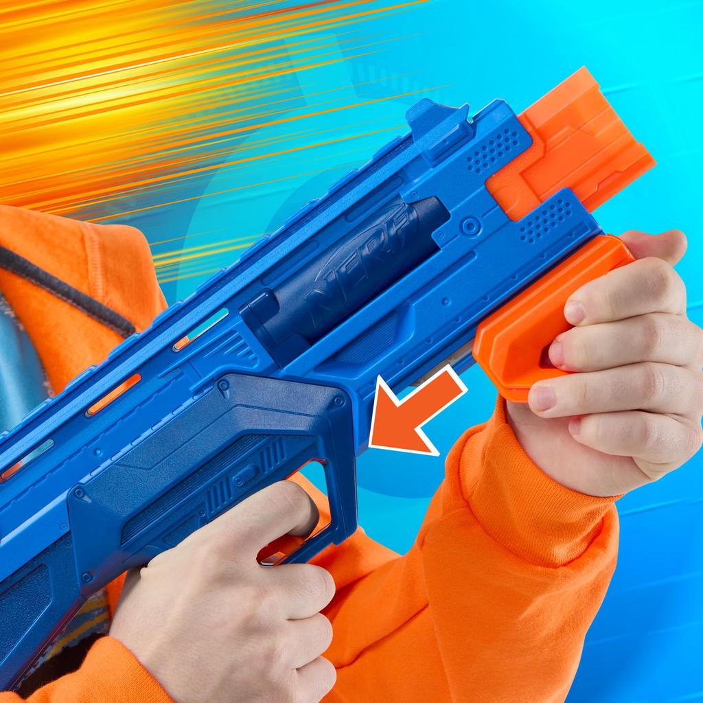 Hasbro Nerf N Series Double Impact Compatible with N Includes 12 Official N1 Pump Gift for Ages Authentic Blaster, Series, Darts, Action, Primed,