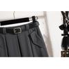 Dimanaf 2025 New Spring Summer Plus Size Women Long Skirts High Waist Vintage Elastic Elegant Pleated Skirts Loose