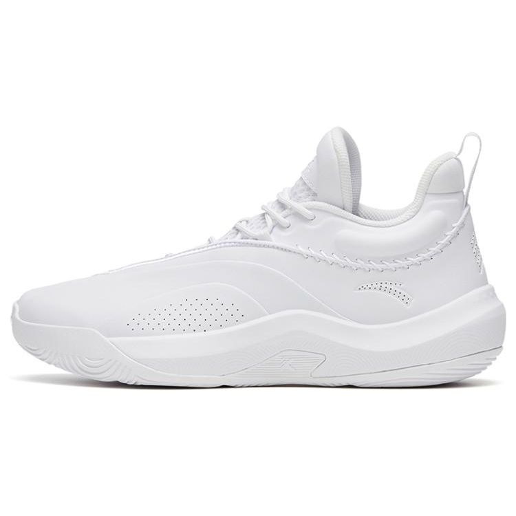 Anta KT Team Men Low Top Basketball Shoes Pure White 112331612-1 41