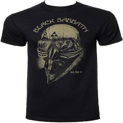 Camiseta Black Sabbath Tour USA 78 Logo de la Banda Oficial Unisex Vintage Negra Talla M