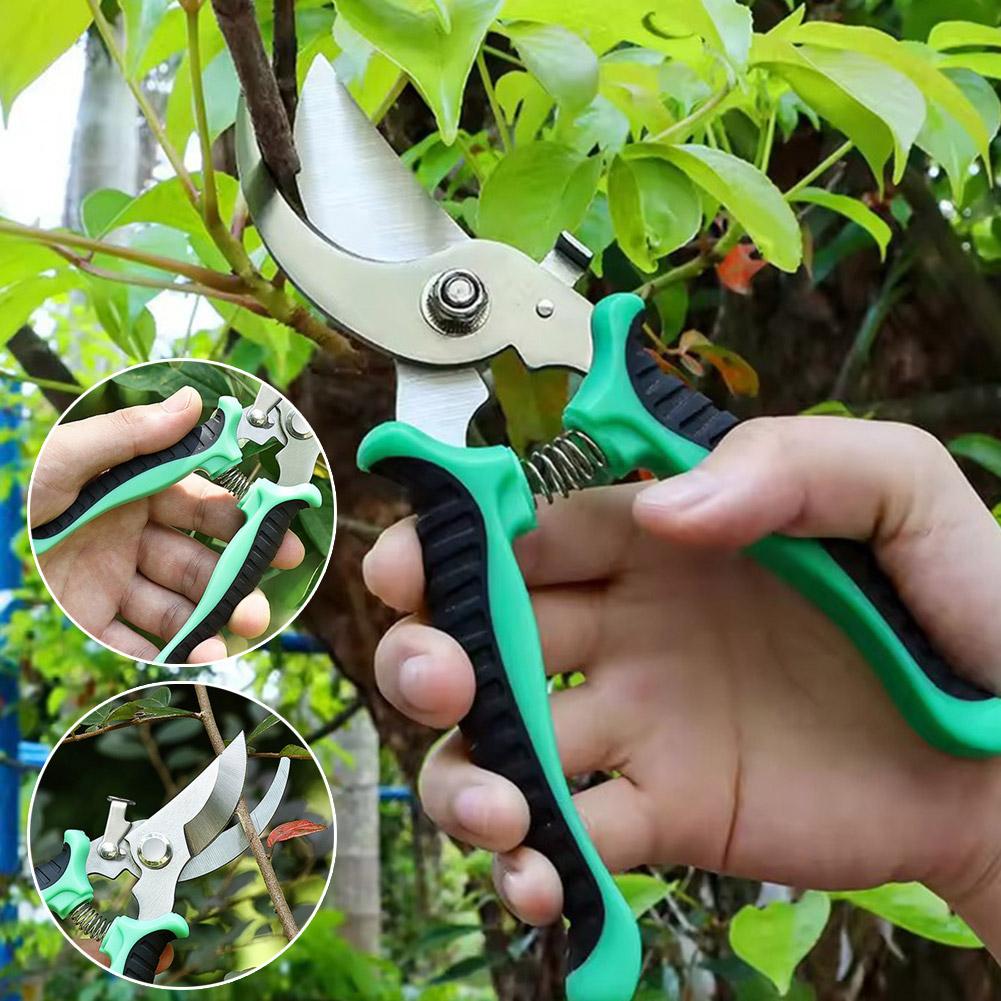 Pruner Garden Scissors Professional Sharp Bypass Pruning Shears Tree Trimmers Secateurs Hand Clippers For Garden Beak Scissors