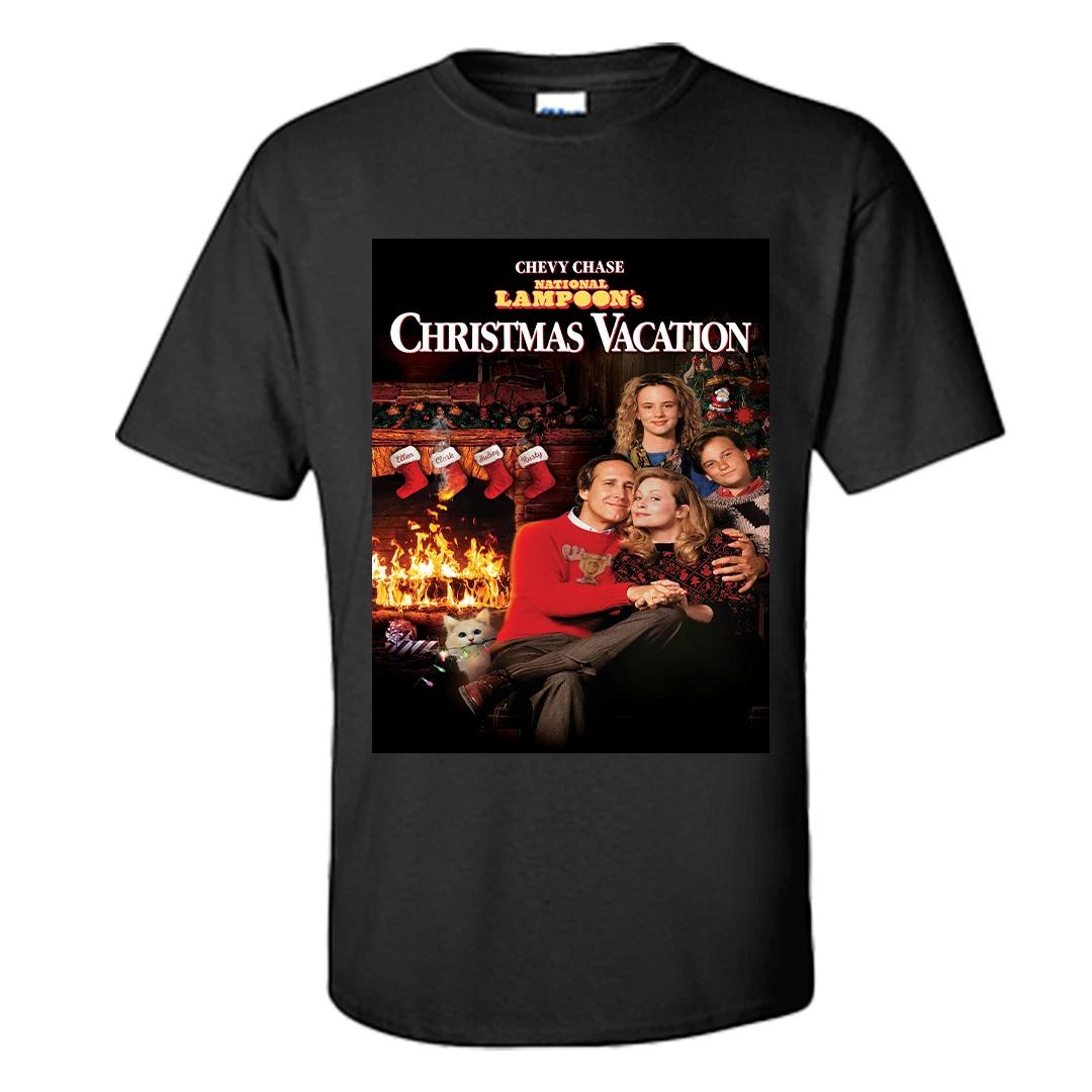 

Christmas Vacation T Shirt Griswold Family Picture Chevy Chase Shirt S-XXXL L