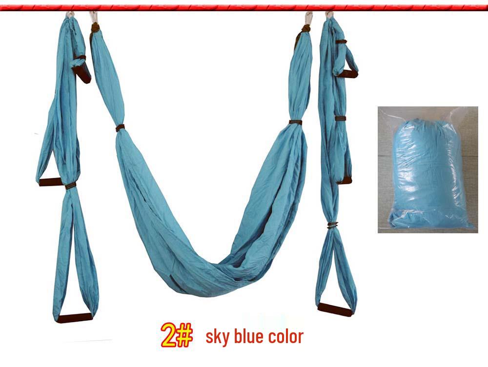 Aerial Yoga Hammock & Extension Strap for Fitness and Stretching.