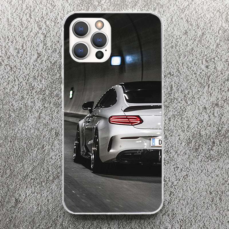 Sport Car C63 E63 S63 G63 Phone Case For Apple iPhone 16 15 14 13 12 11 Pro Max Mini XS XR X 7 Plus 8 + SE Soft Silicone Print S
